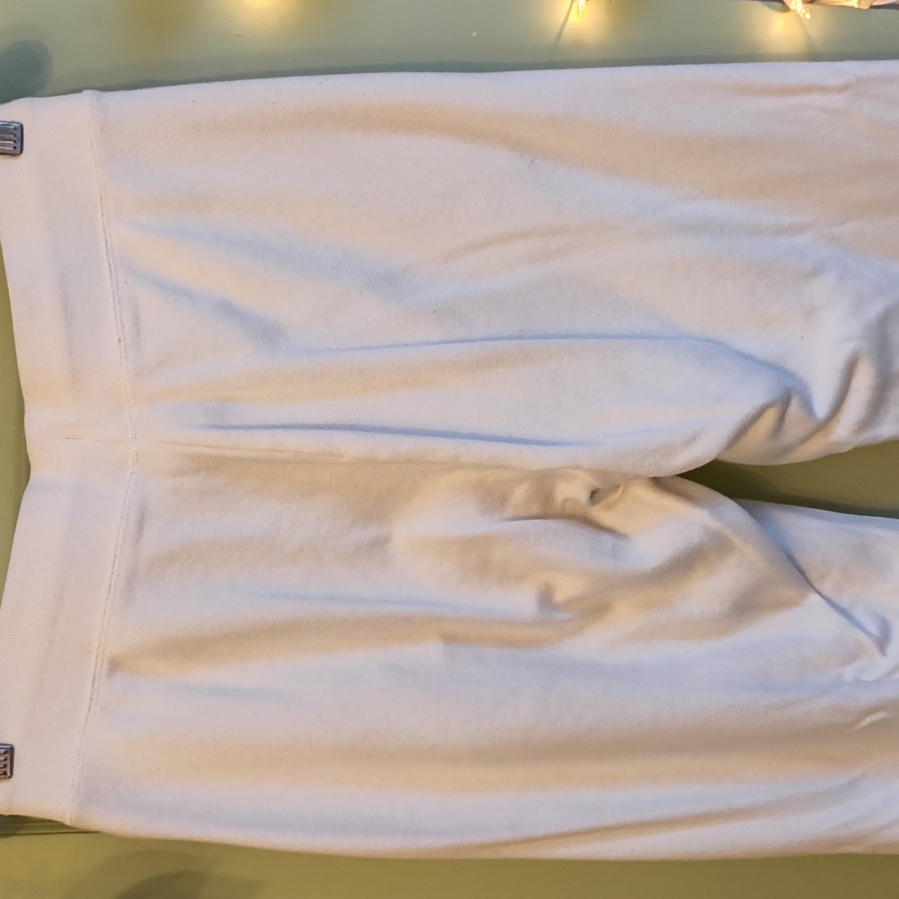 Women's K-Swiss Cream Gold  Logo Sweatpant Jogger M - Picture 9 of 10